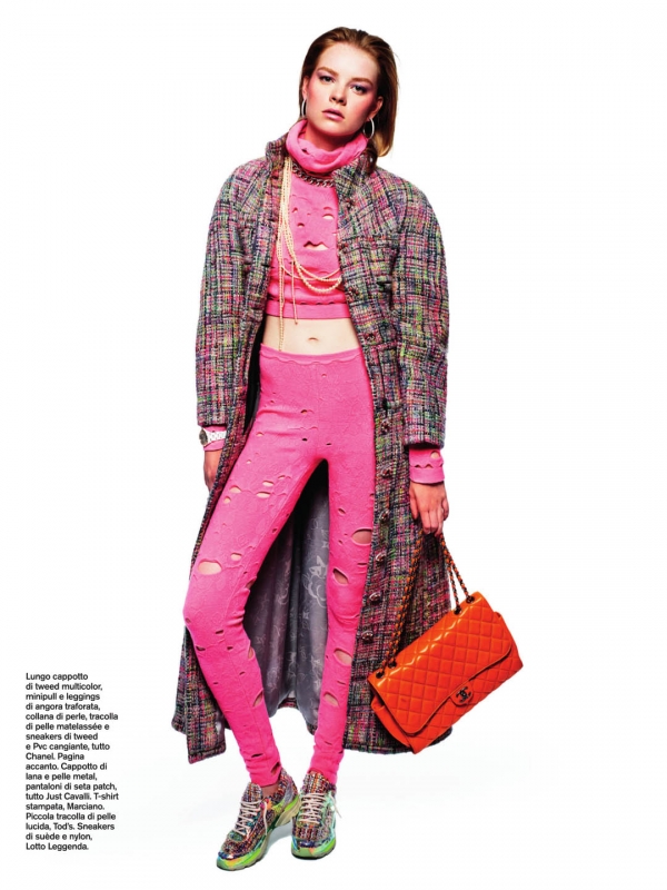 Gwen Loos for D La Repubblica September 2014 photographer Gergory Derkenne 